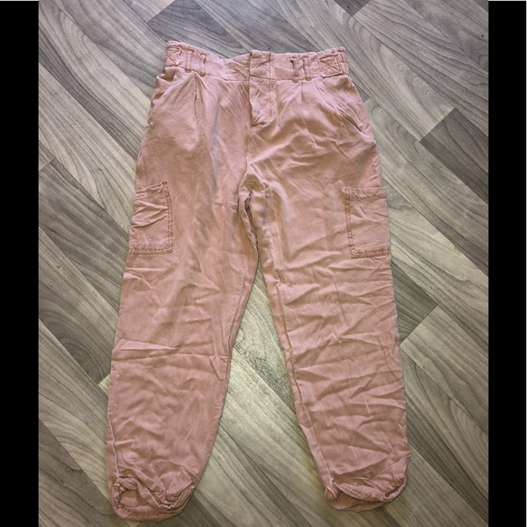 Free people pink cargo pants - Picture 1 of 4